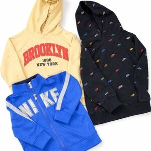 3-piece toddler hoodie bundle including Nike + SHEIN: